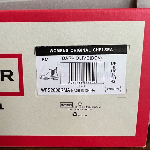 HUNTER| Original Chelsea Dark Olive - Picture 11 of 12